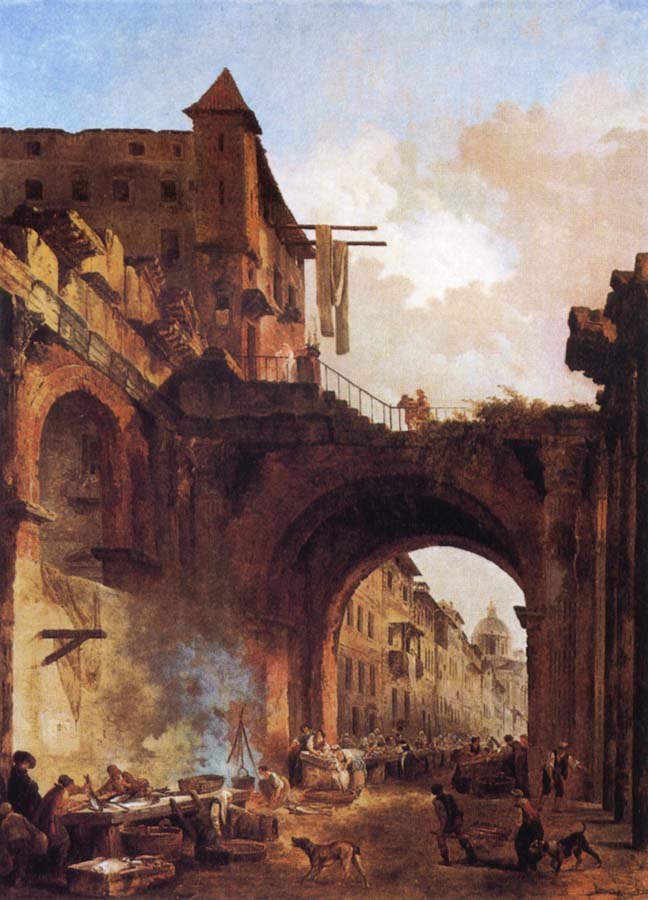 The Porta Octavia in Rome
